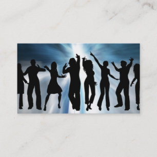 Cartão de visita do disco-jóquei