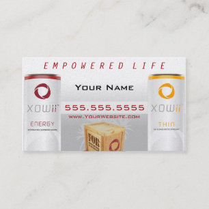 Cartão de visita do distribuidor de Xowii