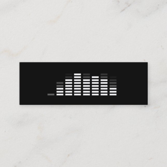 Cartão de visita do DJ (Frente)