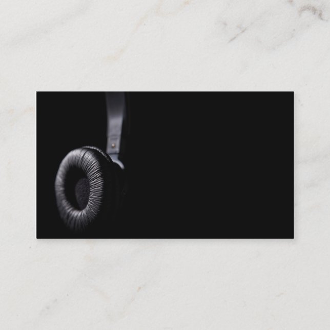 Cartão de visita do DJ (Frente)