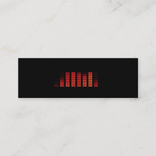 Cartão de visita do DJ (Frente)