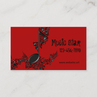 Cartão de visita do DJ