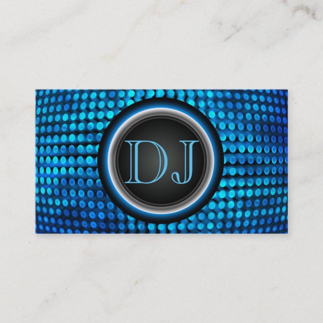 Cartão de visita do DJ (Frente)