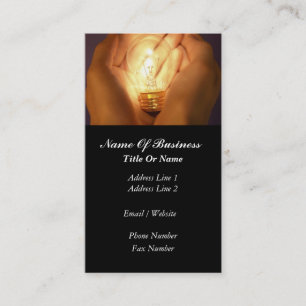 Cartão de visita do eletricista