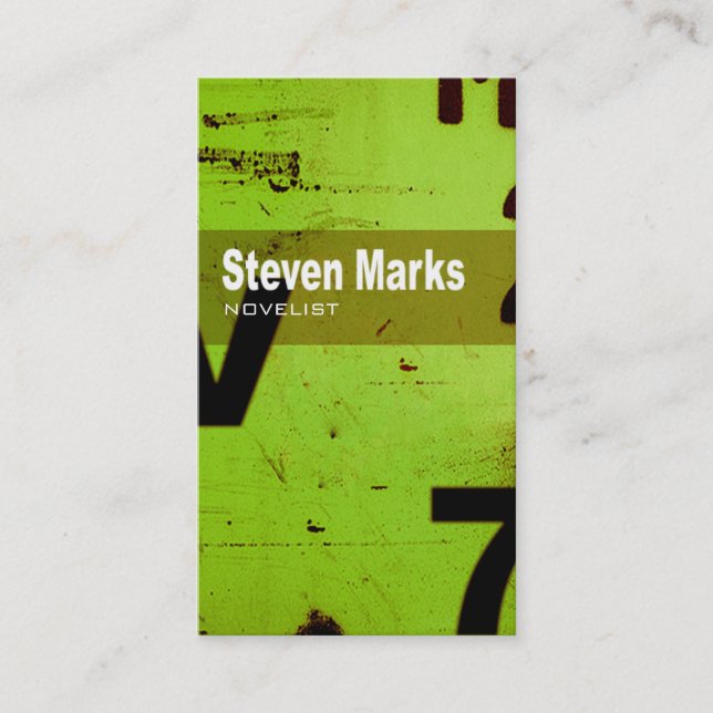 Cartão de visita do "escritor da tecnologia da (Frente)