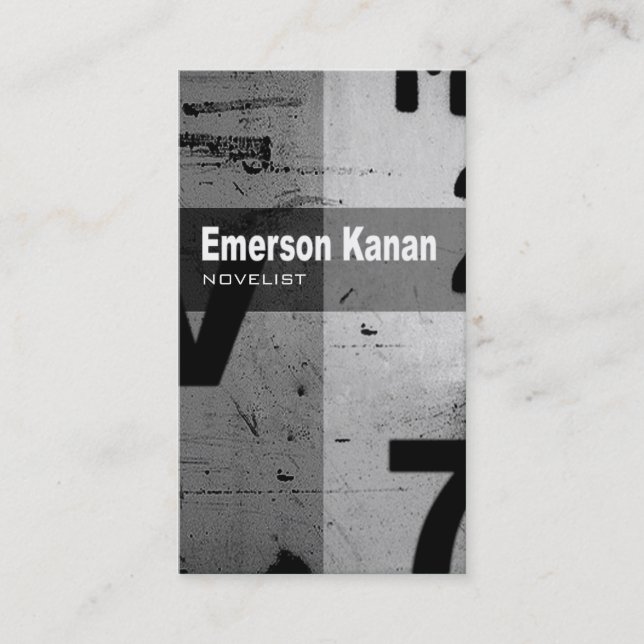 Cartão de visita do "escritor da tecnologia da (Frente)