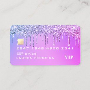 Cartão de visita do Estilo do Cartão de Crédito co