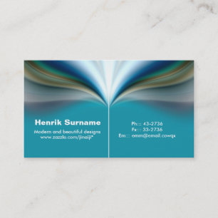 cartão de visita do estilo do negócio