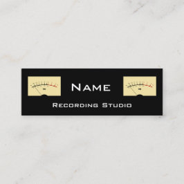Cartão de visita do Estúdio de Gravação