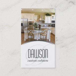 Cartão de visita do fabricante de armário feito
