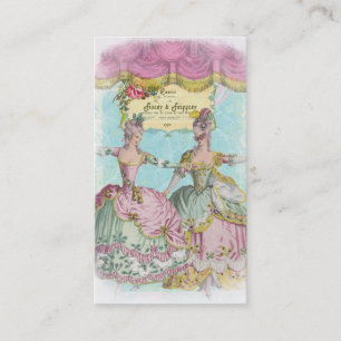 Cartão de visita do Finery e do Frippery