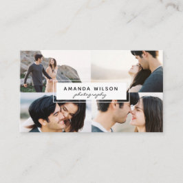 Cartão de visita do fotógrafo