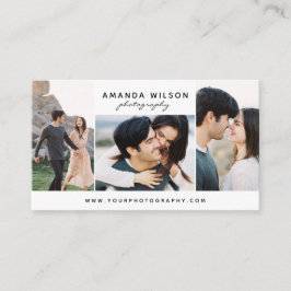 Cartão de visita do fotógrafo