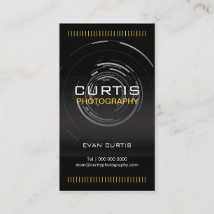Cartão de visita do fotógrafo