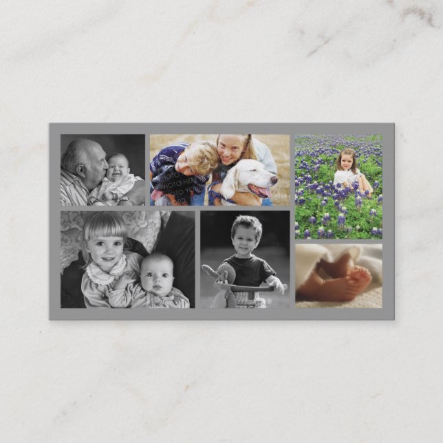 Cartão de visita do fotógrafo (Frente)