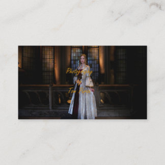 Cartão de visita do fotografo retrato