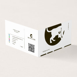 CARTÃO DE VISITA do GATTOOS Dobrado