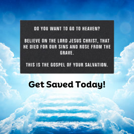 CARTÃO DE VISITA DO GOSPEL TRACTS