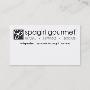 Cartão de visita do gourmet de Spagirl