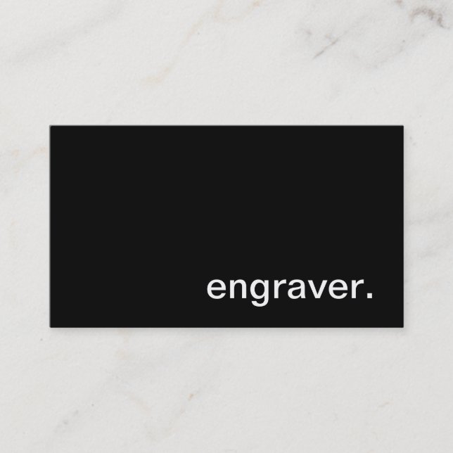 Cartão de visita do gravador (Frente)