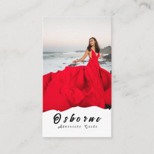 Cartão de visita do Guia de Aventura Kraft Rocky M