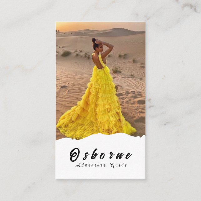 Cartão de visita do Guia de Aventura Kraft Rocky M (Frente)