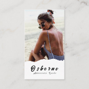 Cartão de visita do Guia de Aventura Kraft Rocky M