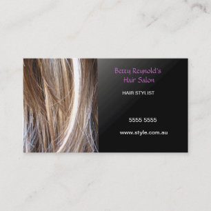 Cartão de visita do Hairstylist