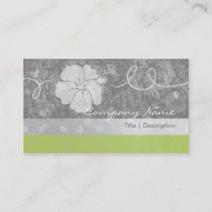 Cartão de visita do hibiscus