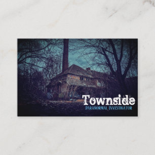 Cartão de visita do Investigador Paranormal