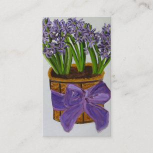 Cartão de visita do jacinto