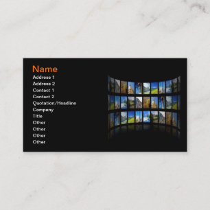 Cartão de visita do jornalista fotográfico