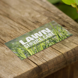 Cartão de visita do Lawn Care & Landscaping