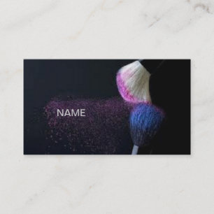 Cartão de visita do maquilhador