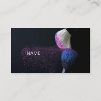 Cartão de visita do maquilhador