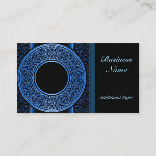 Cartão de visita do Medalhão Azul