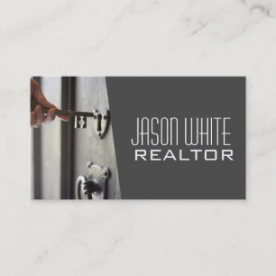 Cartão de visita do Modern Real Estate Realator