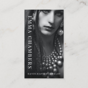 Cartão de visita do moderno Chic Jewelry Designer