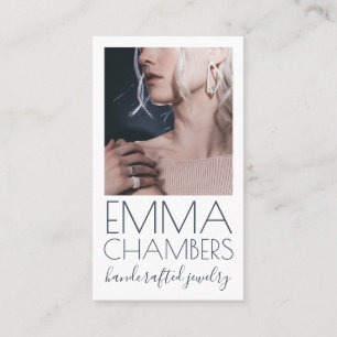 Cartão de visita do moderno Chic Jewelry Designer