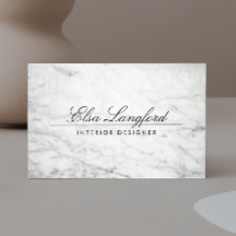 Cartão de visita do moderno Marble Designer