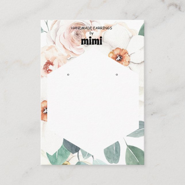 Cartão de visita do monitor de escuta flexível (Frente)