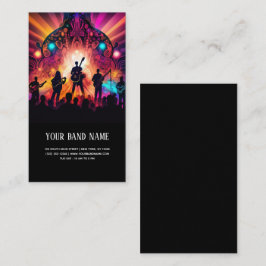 Cartão de visita do Music Concert Guitarist