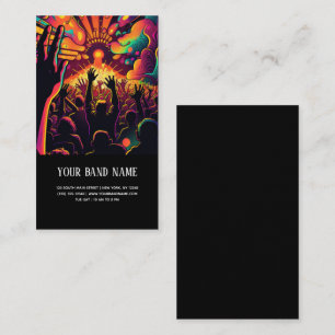 Cartão de visita do Music Concert Guitarist