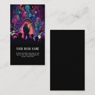 Cartão de visita do Music Concert Guitarist