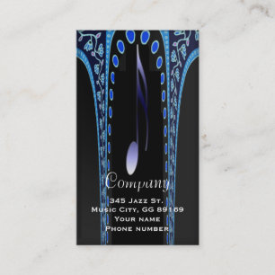 Cartão de visita do músico