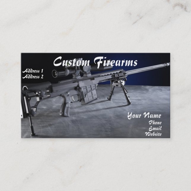 Cartão de visita do negociante de FFL (Frente)