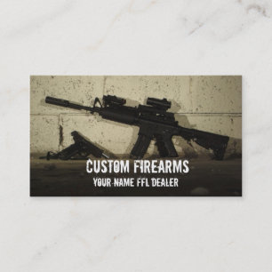 Cartão de visita do negociante de FFL