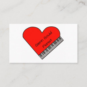Cartão de visita do pianista