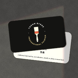 Cartão de visita do Pintor da Casa