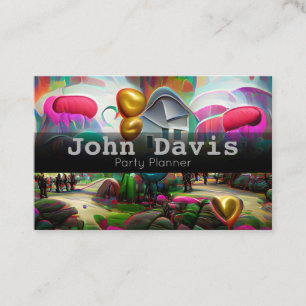 Cartão de visita do Planejador de Partido